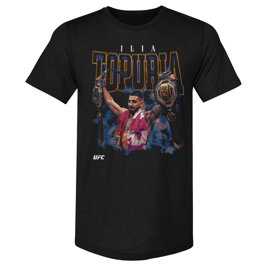 Ilia Topuria Double Champ WHT