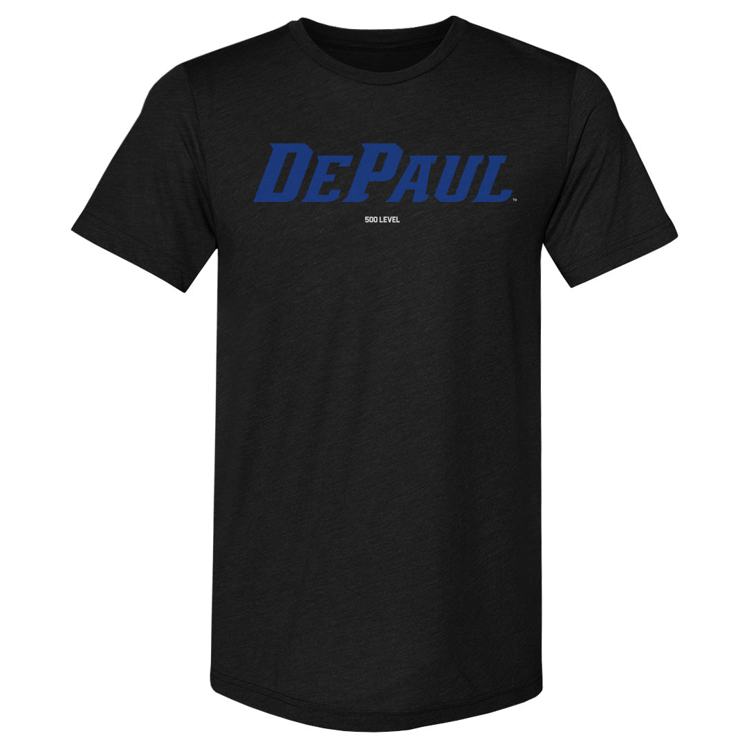DePaul Blue Demons Wordmark Royal WHT