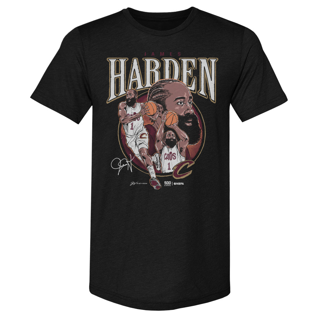 James Harden Cleveland Cavaliers Trio WHT