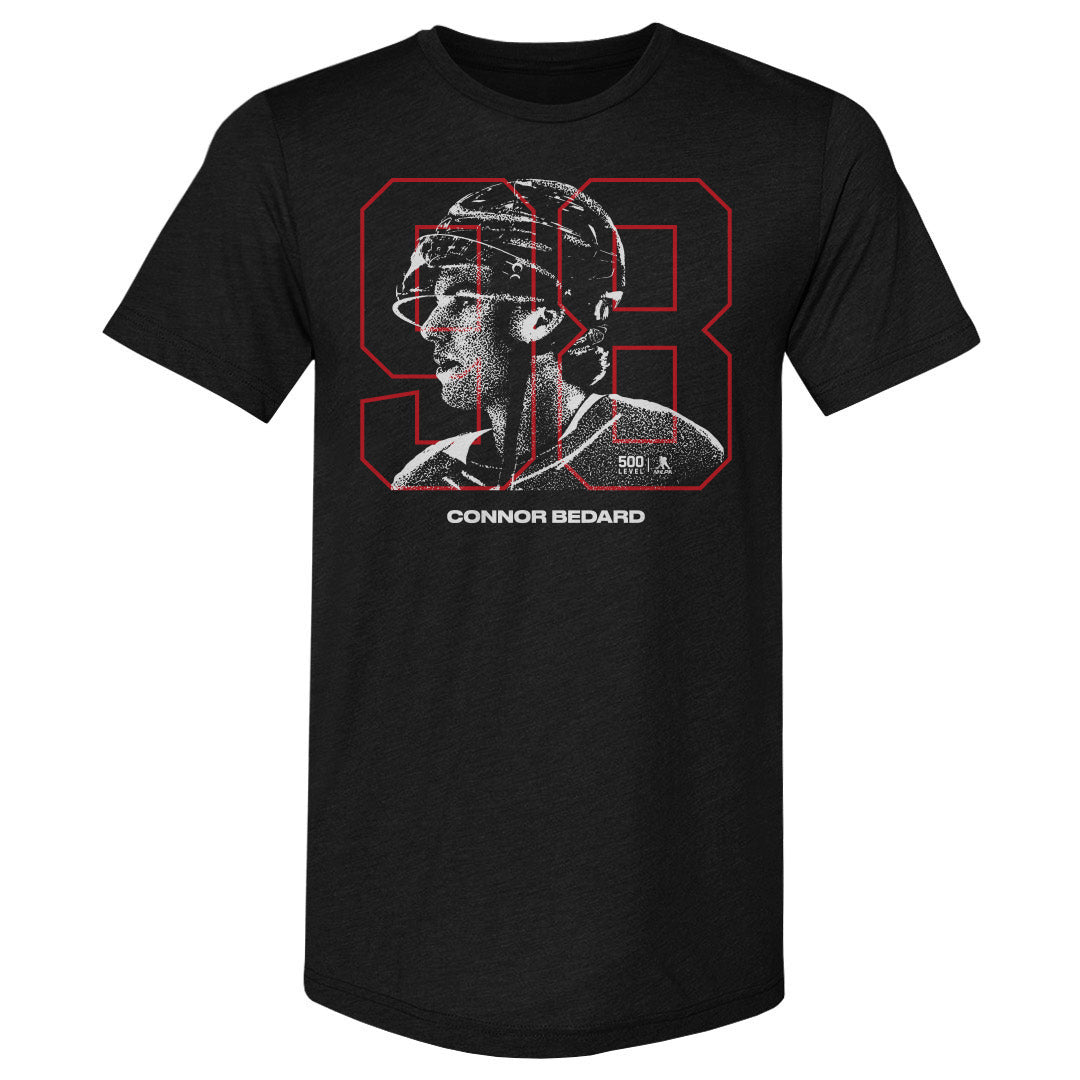 Connor Bedard Chicago Overlay WHT