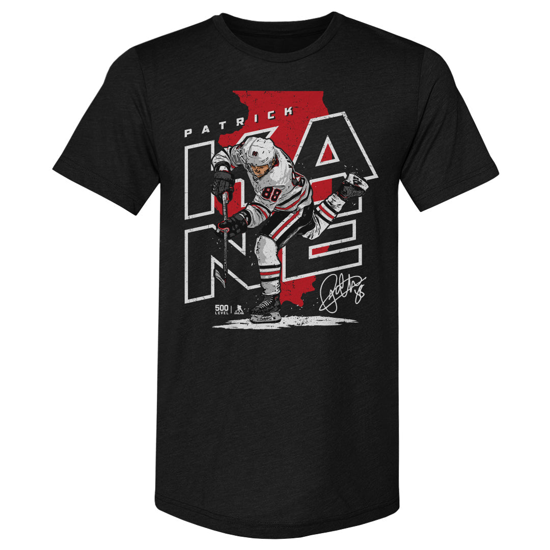 Patrick Kane Chicago Player Map WHT