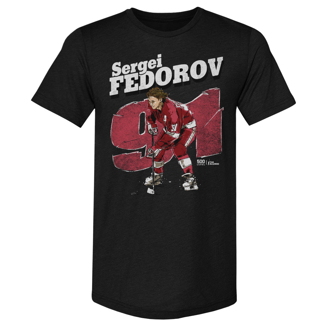 Sergei Fedorov Detroit Retro WHT