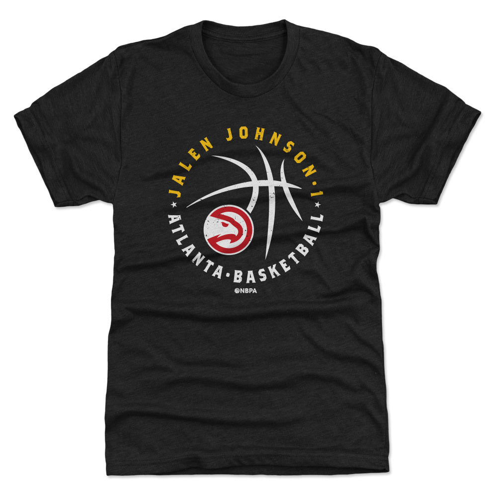 Jalen Johnson Atlanta Hawks Player Ball WHT