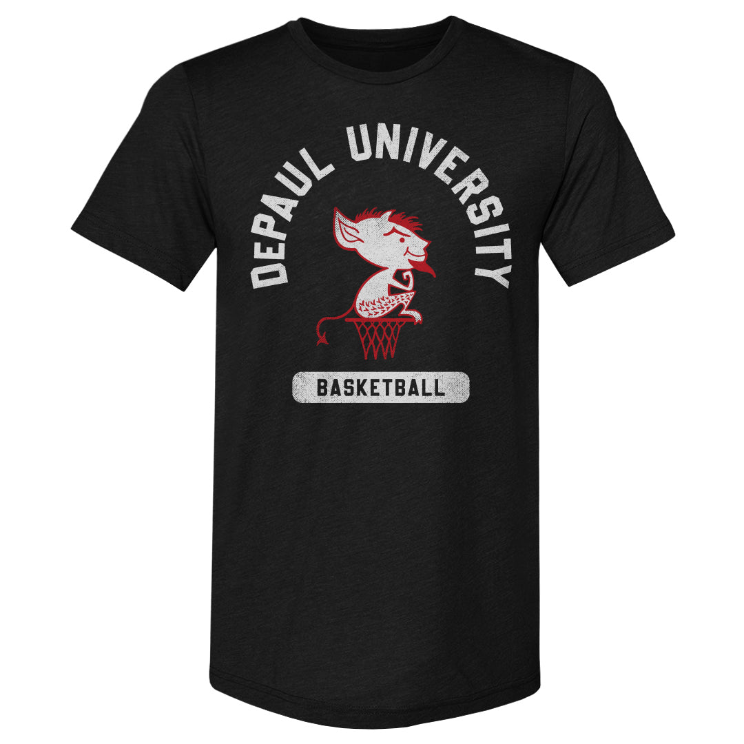 DePaul Blue Demons Mascot Basketball WHT
