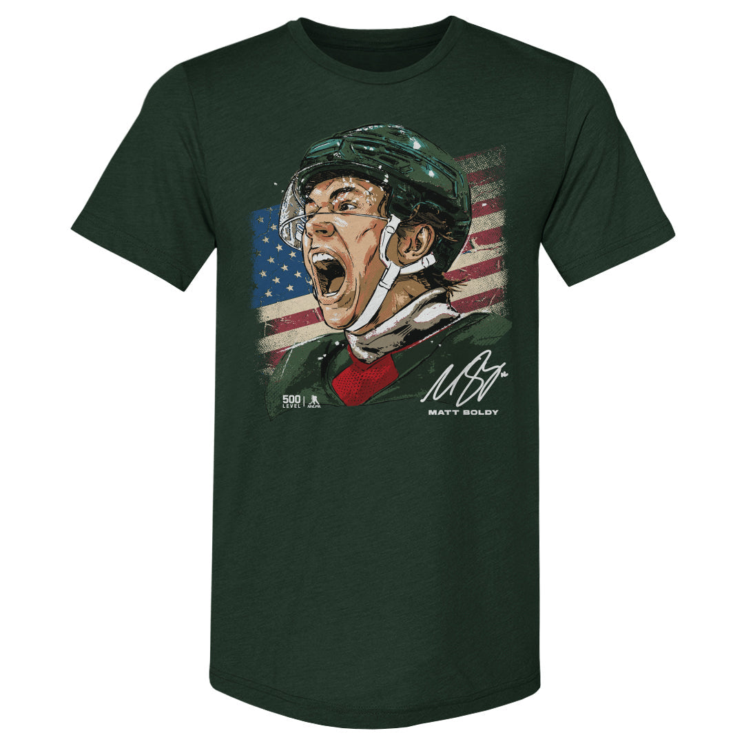 Matt Boldy Minnesota USA Portrait WHT