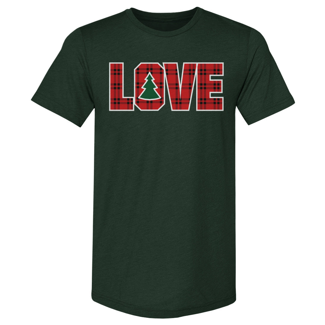 Christmas LOVE Christmas Plaid WHT