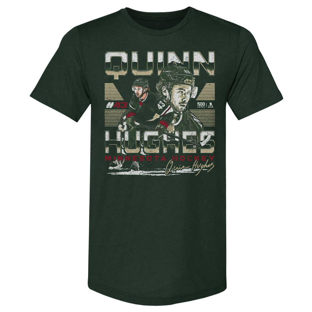 Quinn Hughes Minnesota Dual WHT