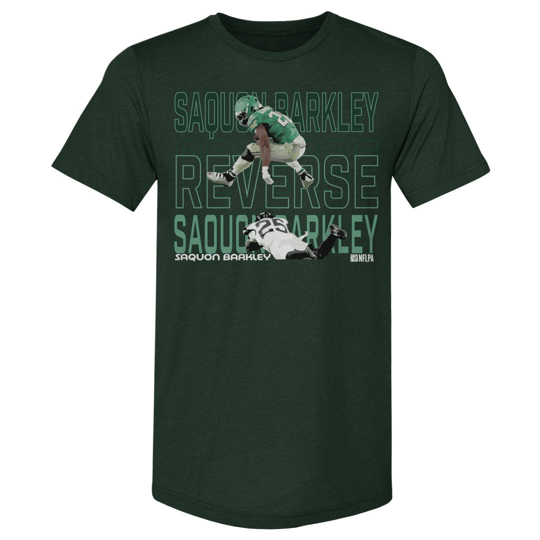 Saquon Barkley Philadelphia Hurdle WHT