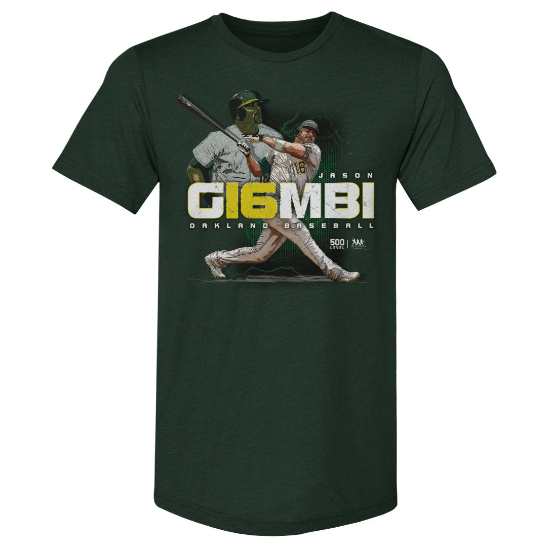Jason Giambi Oakland Player Number WHT