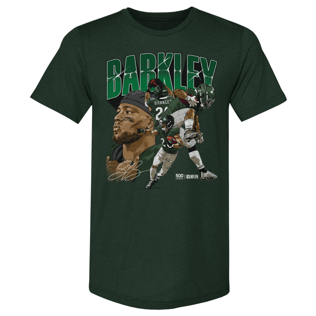 Saquon Barkley Philadelphia Collage WHT