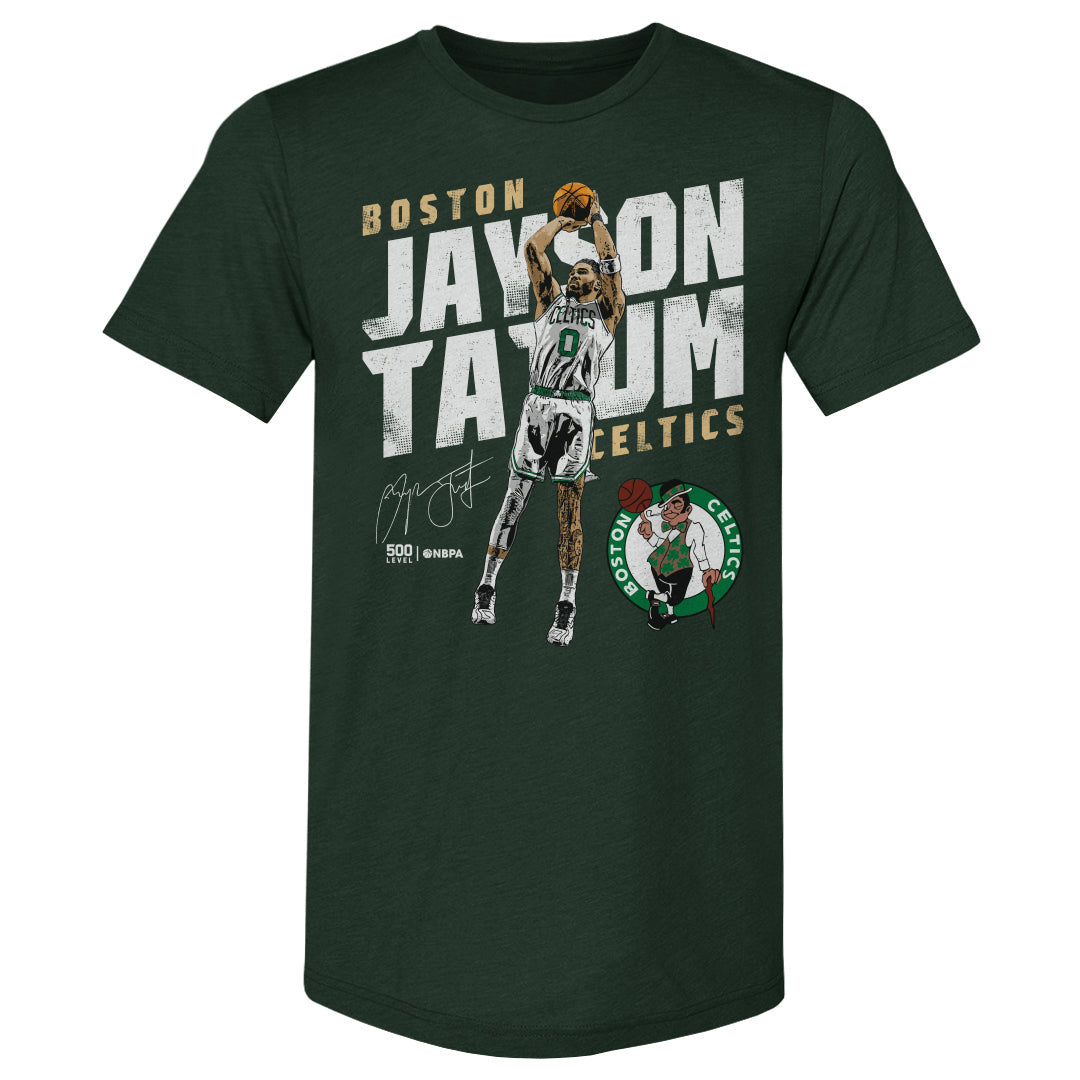 Jayson Tatum Boston Celtics Slant WHT