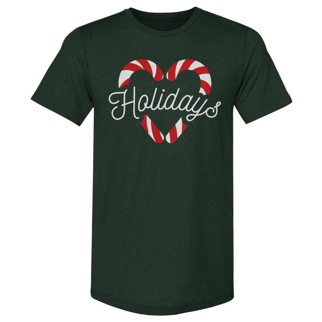 Christmas Candy Cane Heart WHT