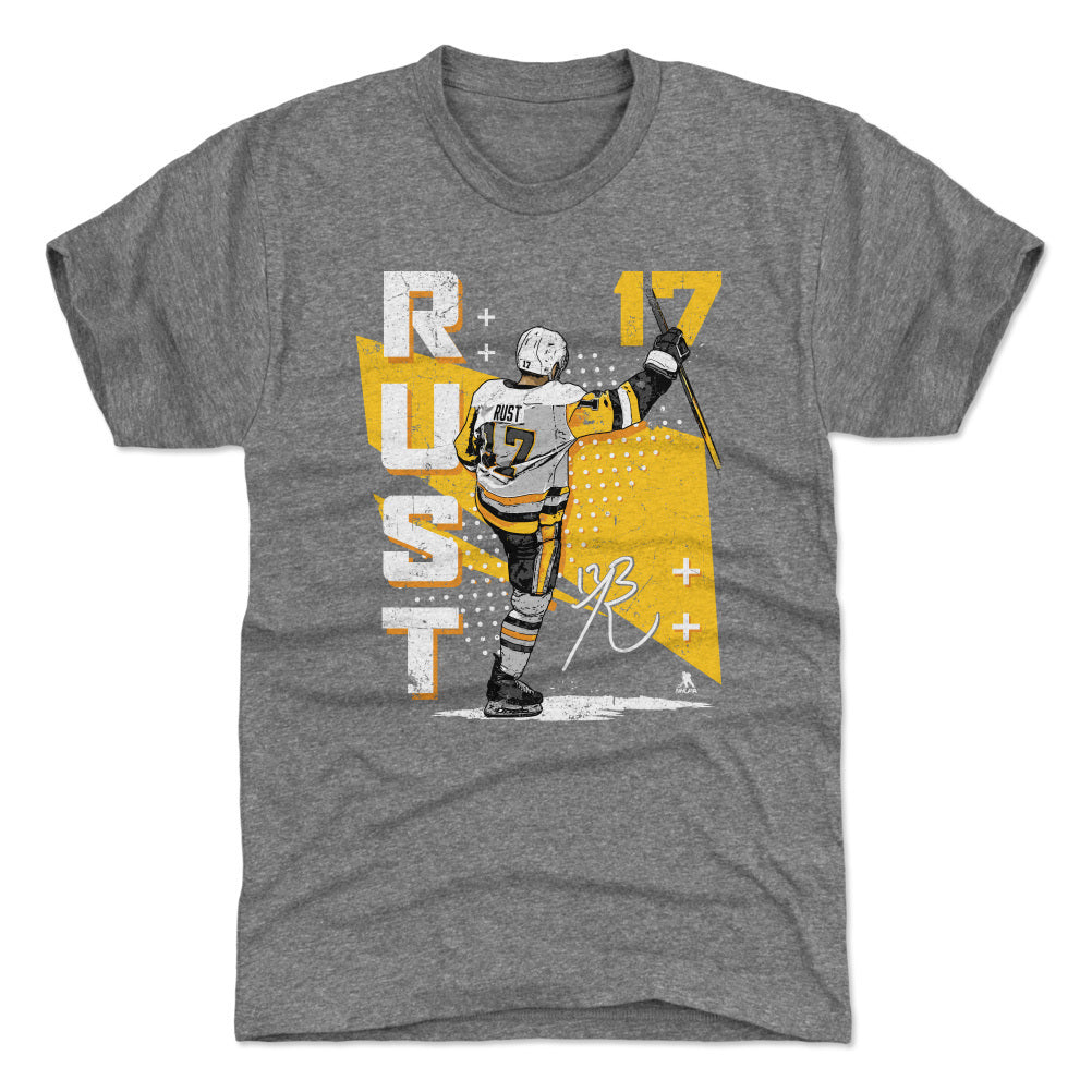 Bryan Rust Pittsburgh Vintage Retro WHT