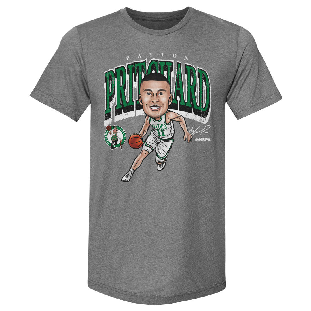 Payton Pritchard Boston Celtics Cartoon WHT