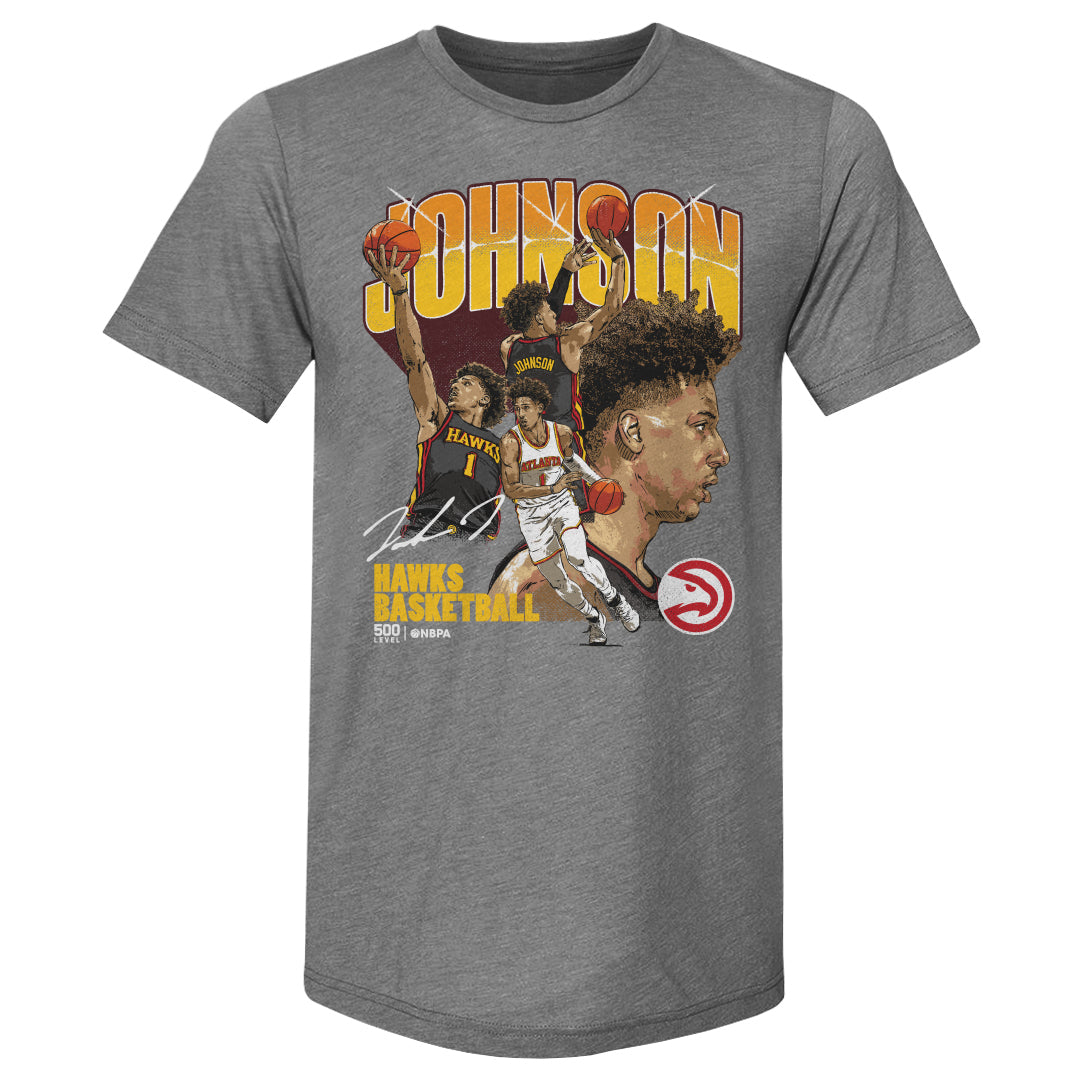 Jalen Johnson Atlanta Hawks Collage WHT
