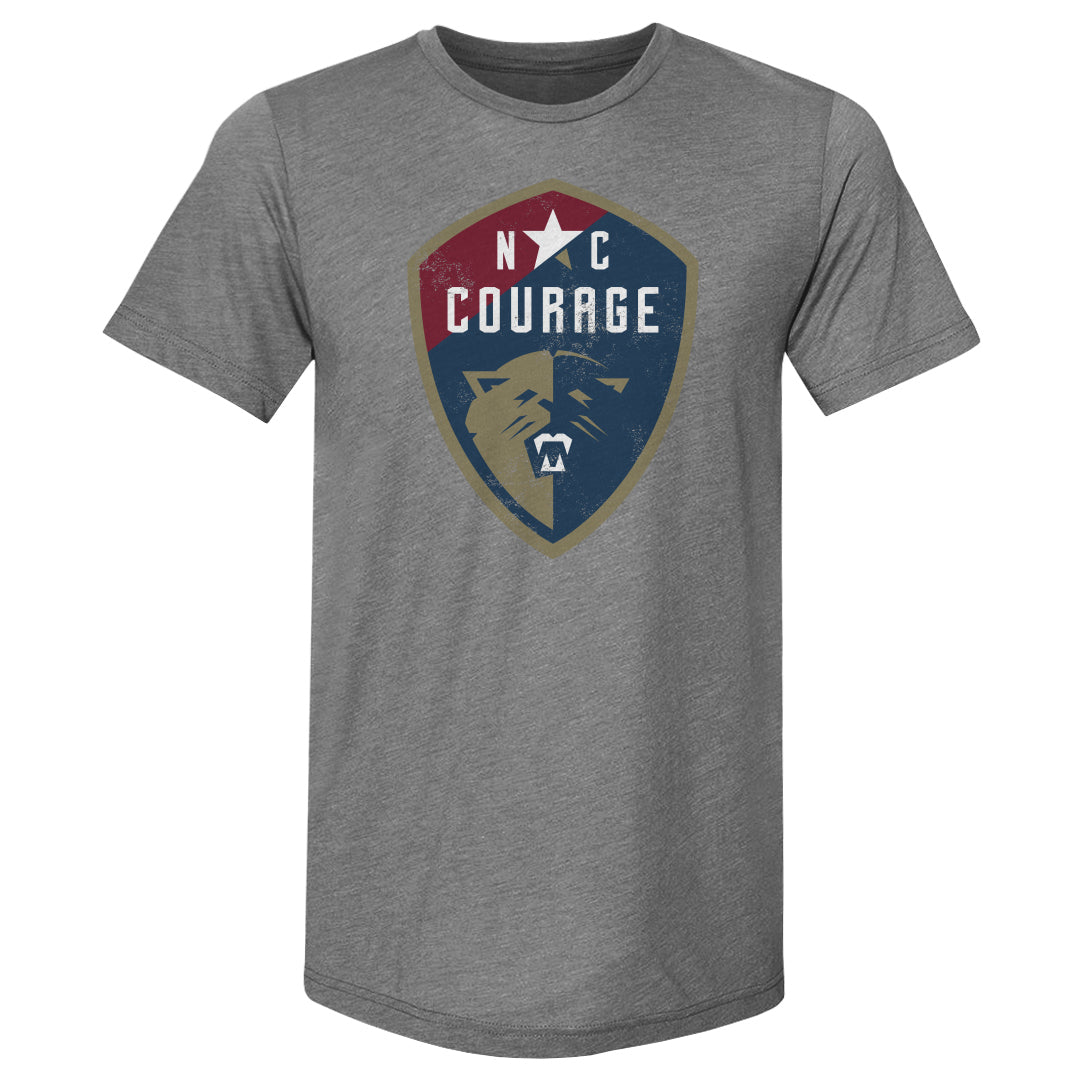 North Carolina Courage Vintage Primary Logo WHT
