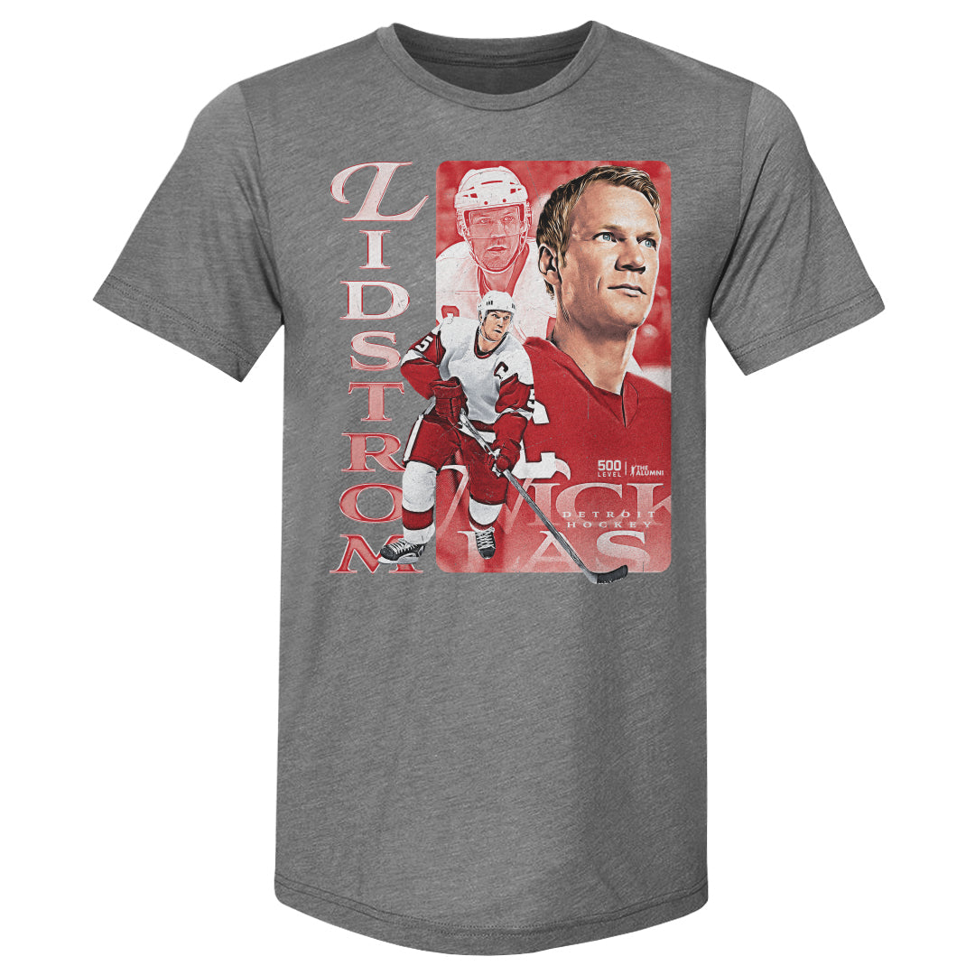 Nicklas Lidstrom Detroit Vintage WHT
