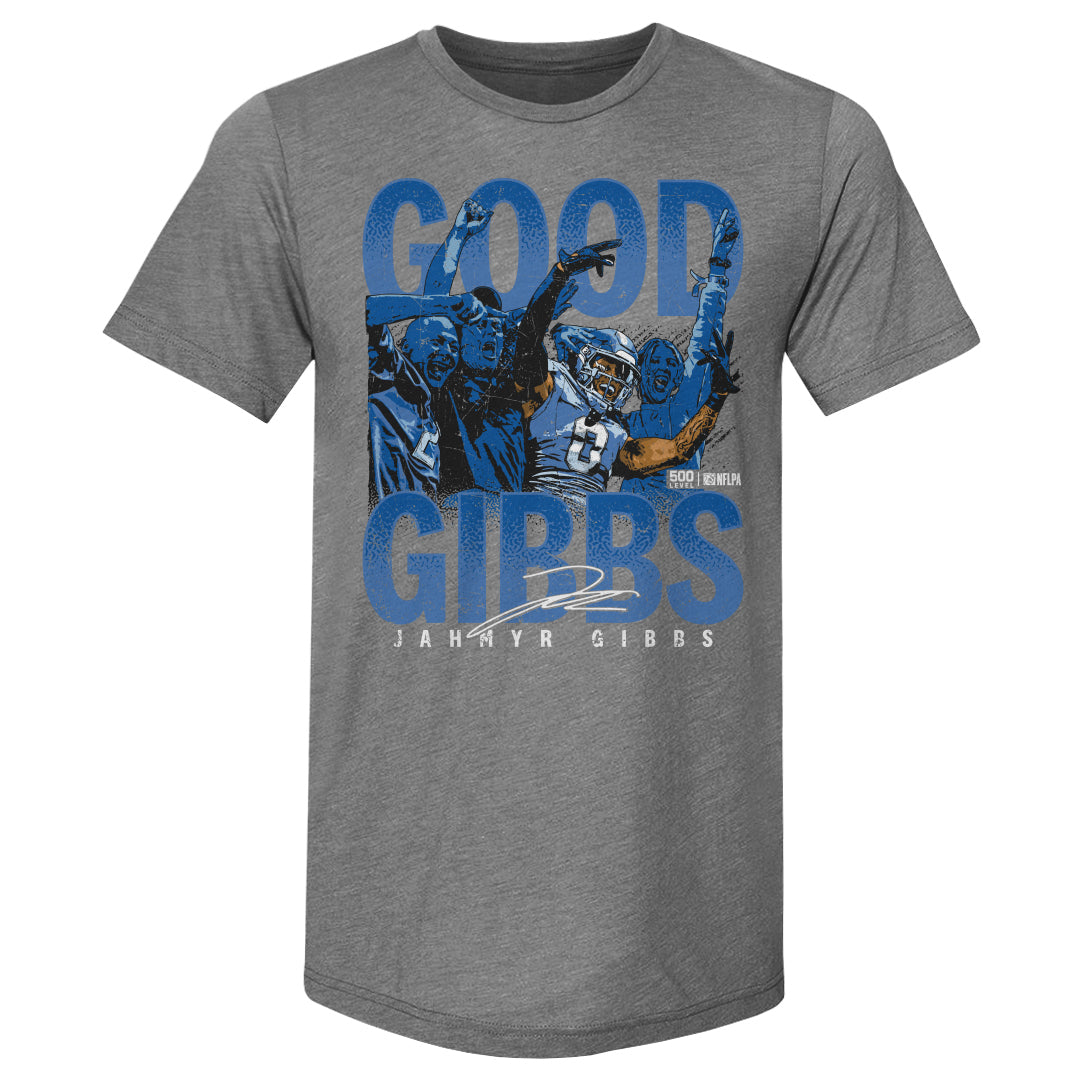 Jahmyr Gibbs Detroit Crowd Celebration WHT