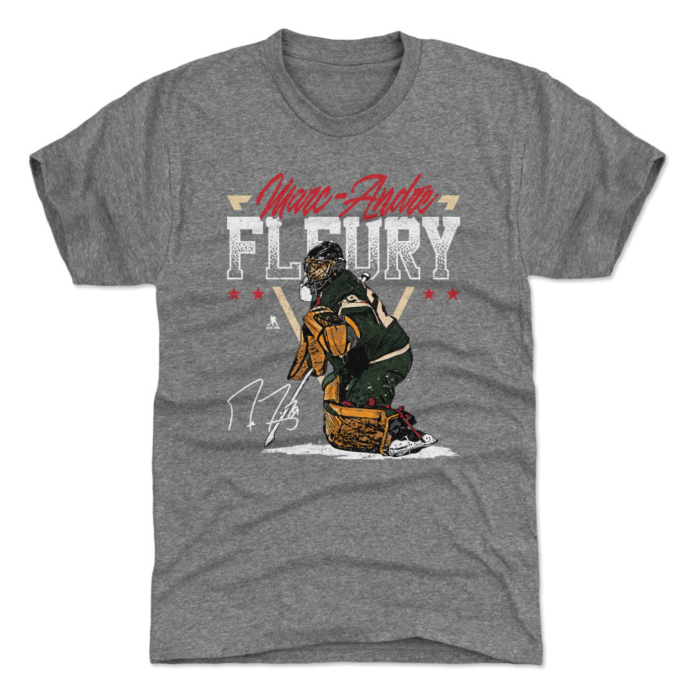Marc-Andre Fleury Minnesota Triangle Name WHT
