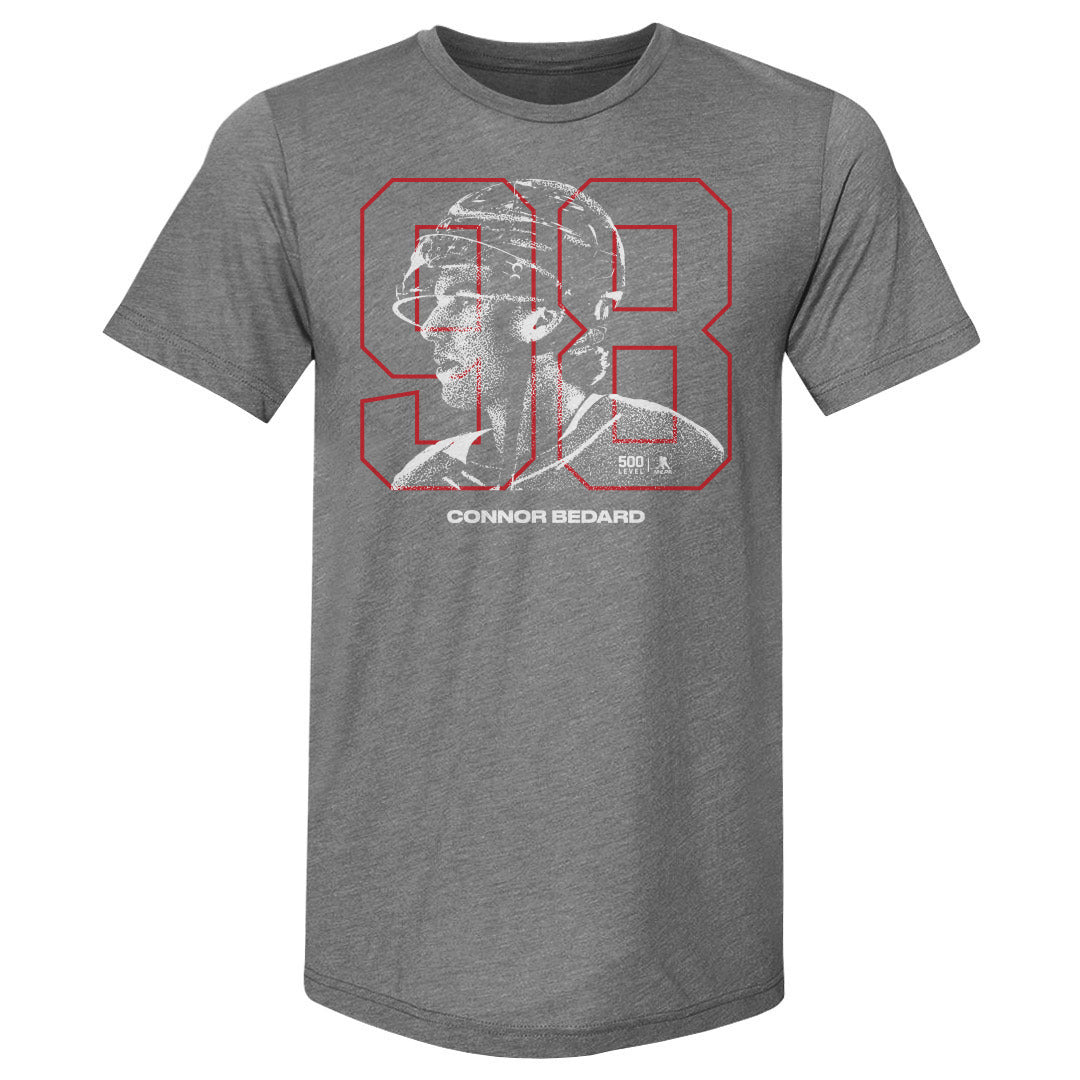 Connor Bedard Chicago Overlay WHT