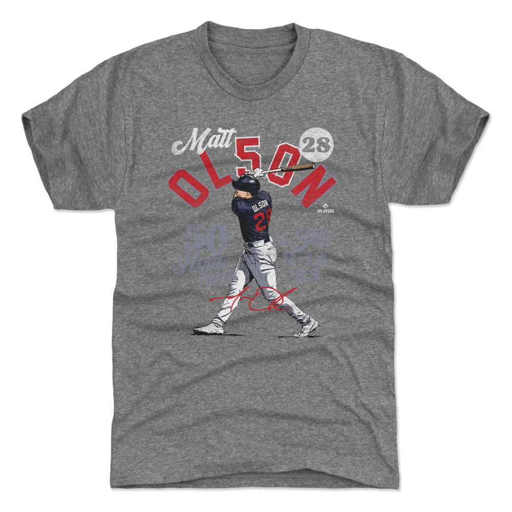 Matt Olson Atlanta 50 Homers WHT