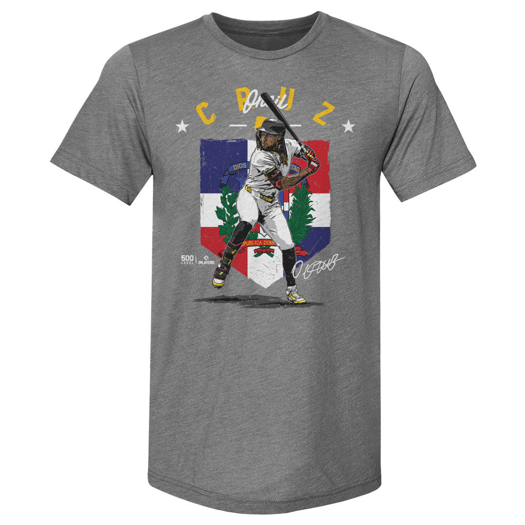 Oneil Cruz Pittsburgh Country Flag WHT