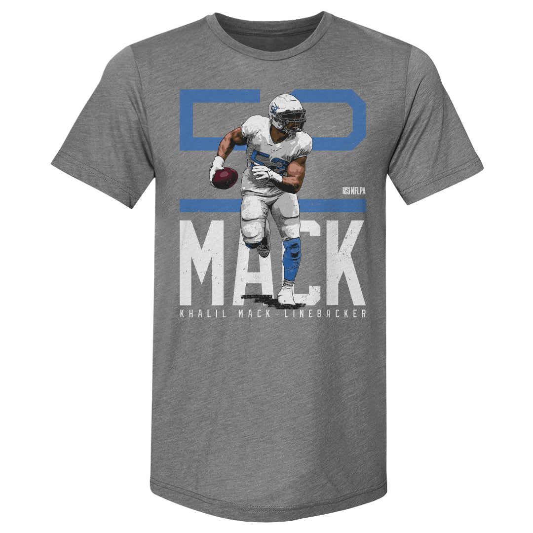 Khalil Mack Los Angeles C Bold Number WHT