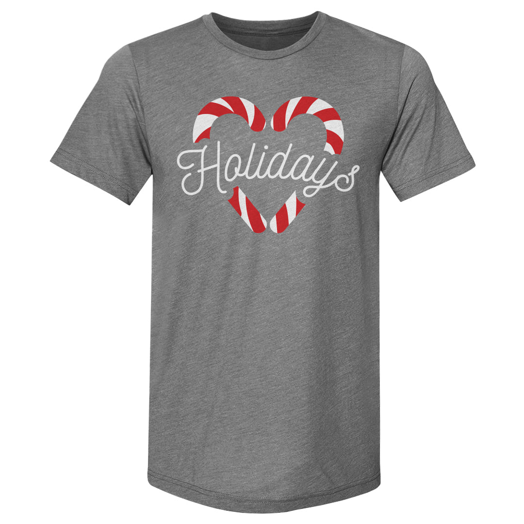 Christmas Candy Cane Heart WHT