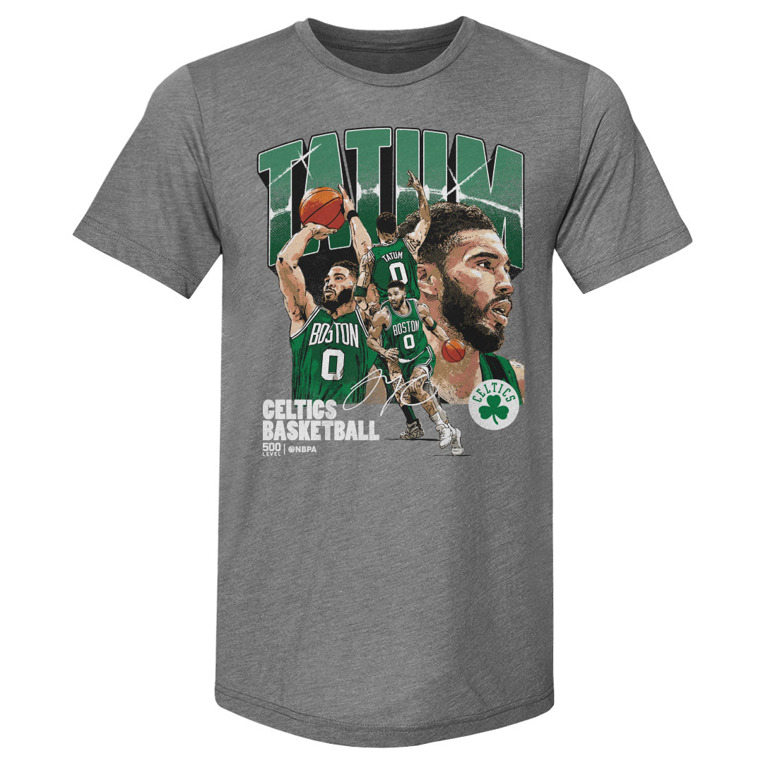 Jayson Tatum Boston Celtics Collage WHT