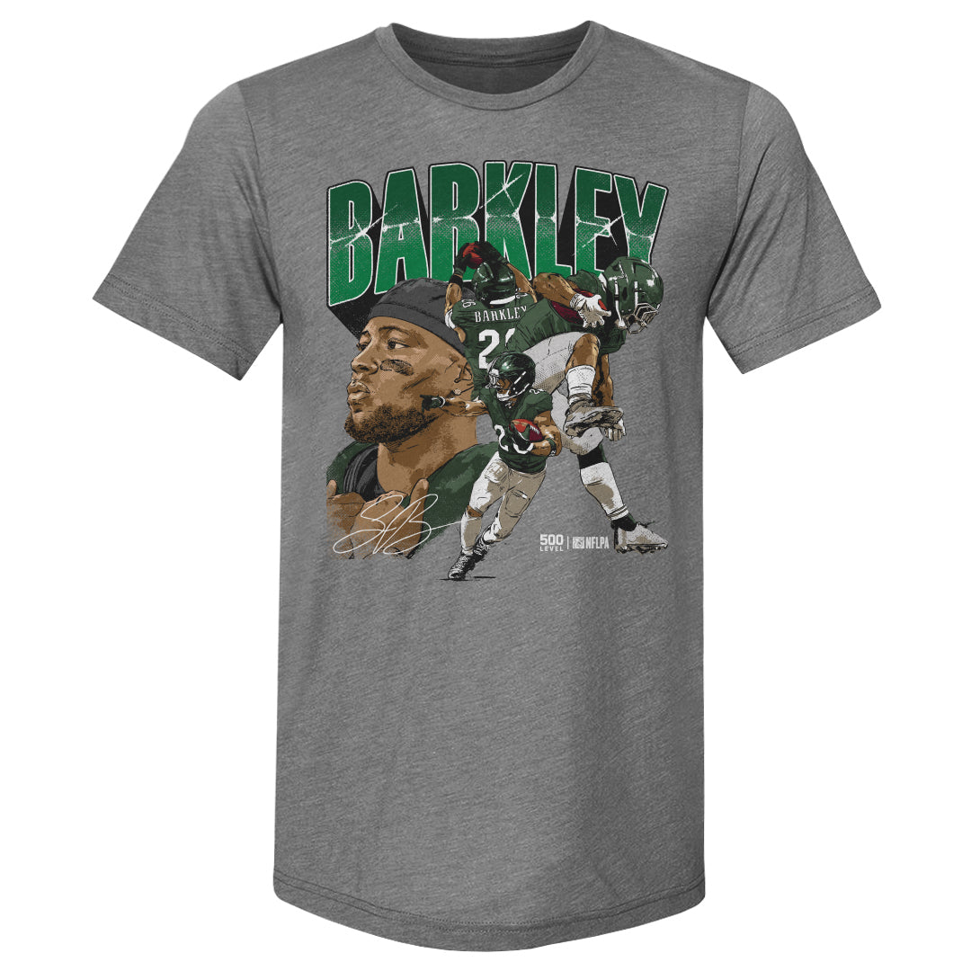 Saquon Barkley Philadelphia Collage WHT