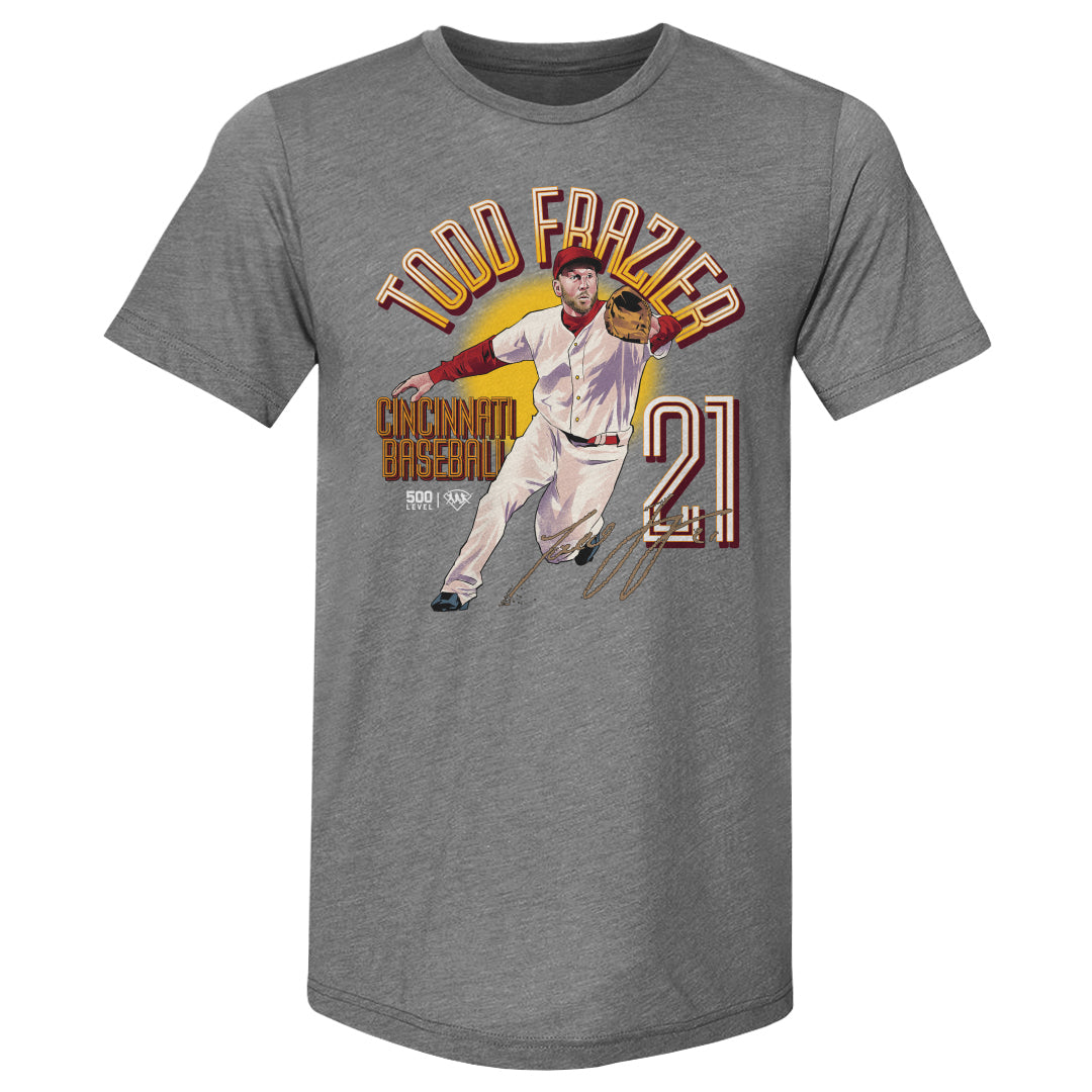 Todd Frazier Cincinnati Name Arc WHT