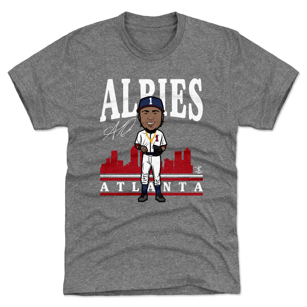 Ozzie Albies Toon R WHT