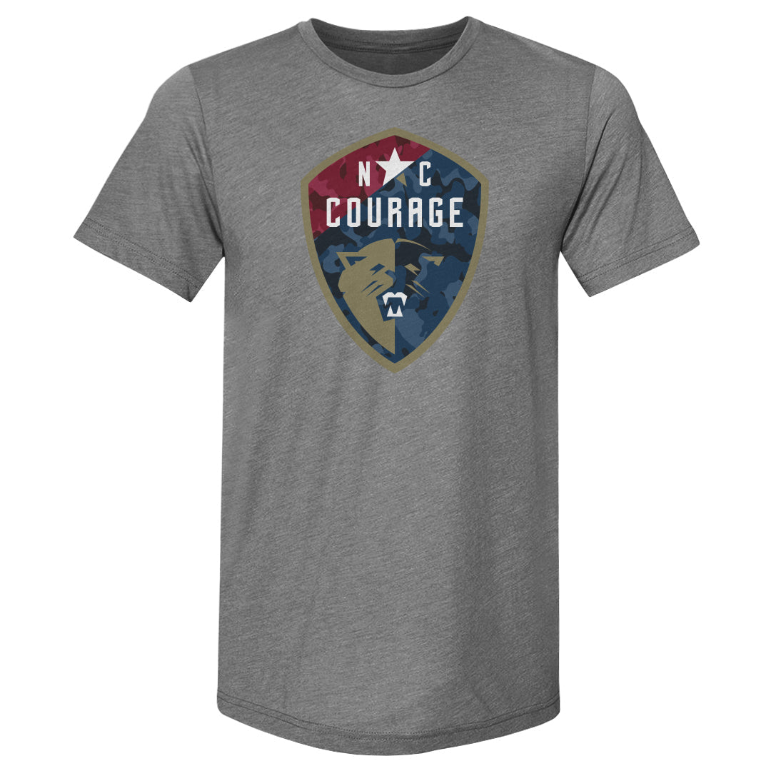 North Carolina Courage Camo Logo WHT