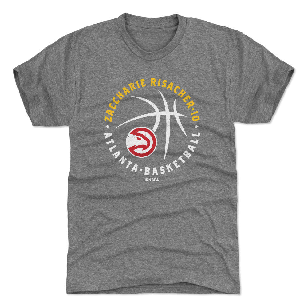 Zaccharie Risacher Atlanta Hawks Player Ball WHT
