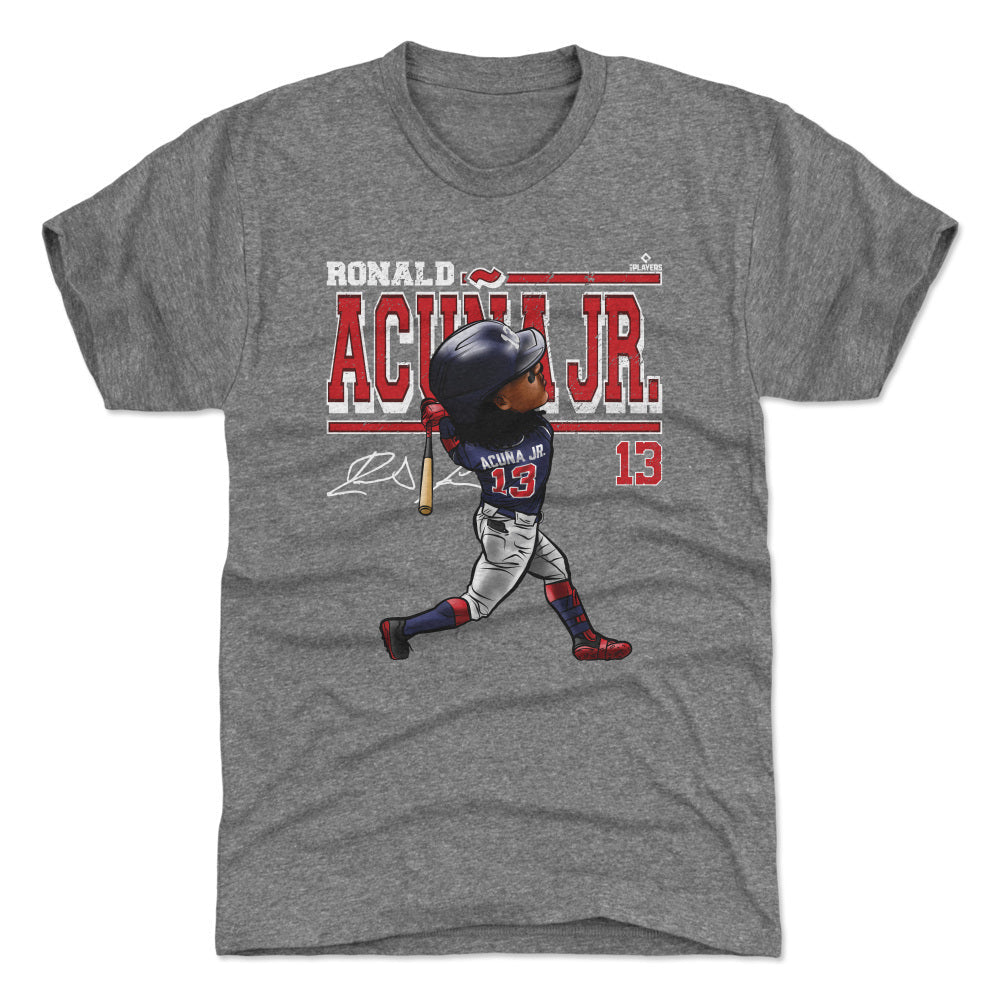 Ronald Acuna Jr. Cartoon WHT