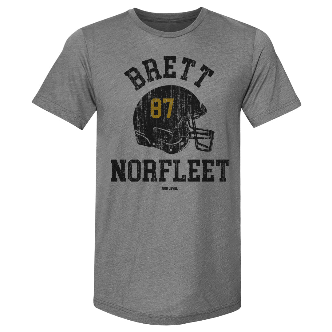 Brett Norfleet College Helmet Font