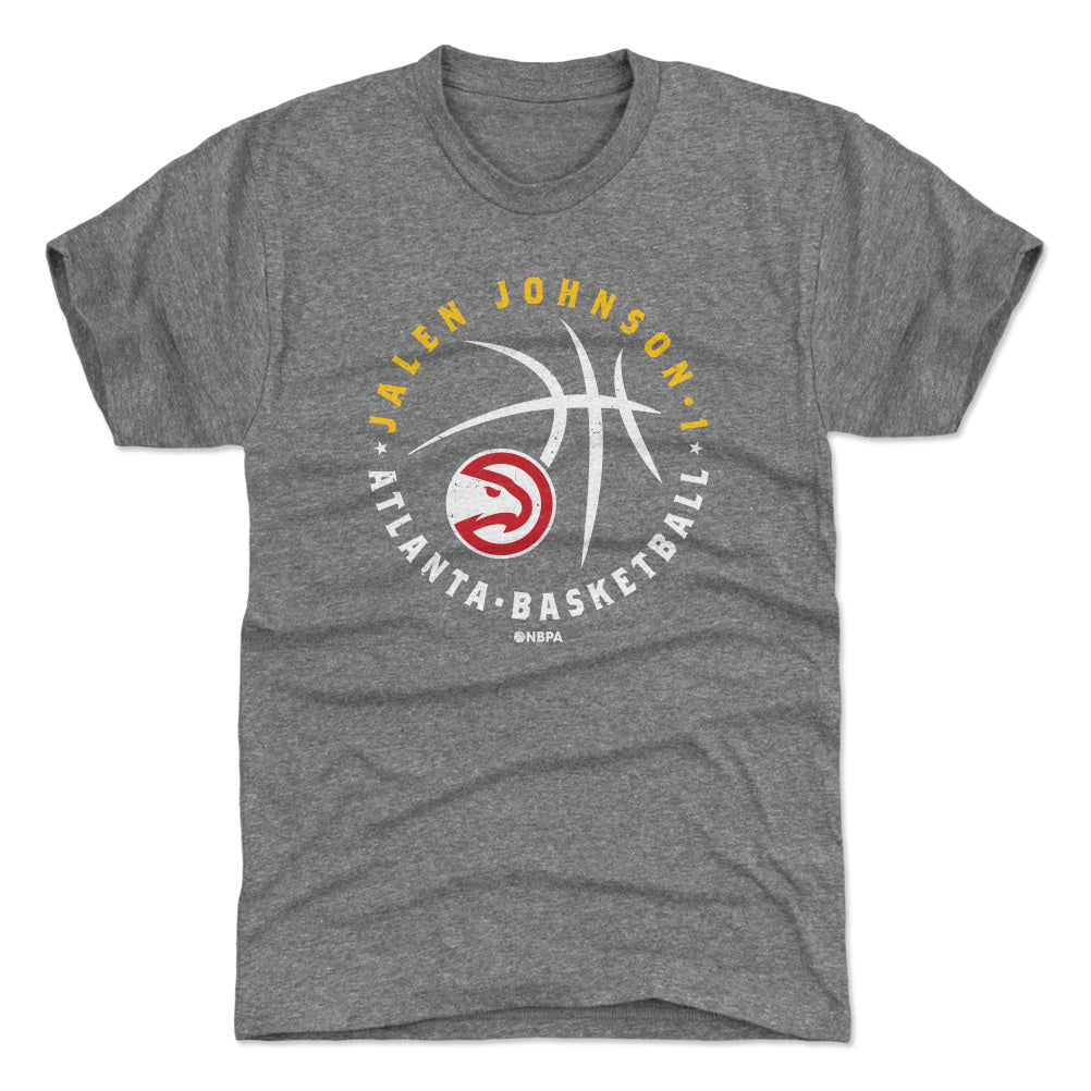 Jalen Johnson Atlanta Hawks Player Ball WHT