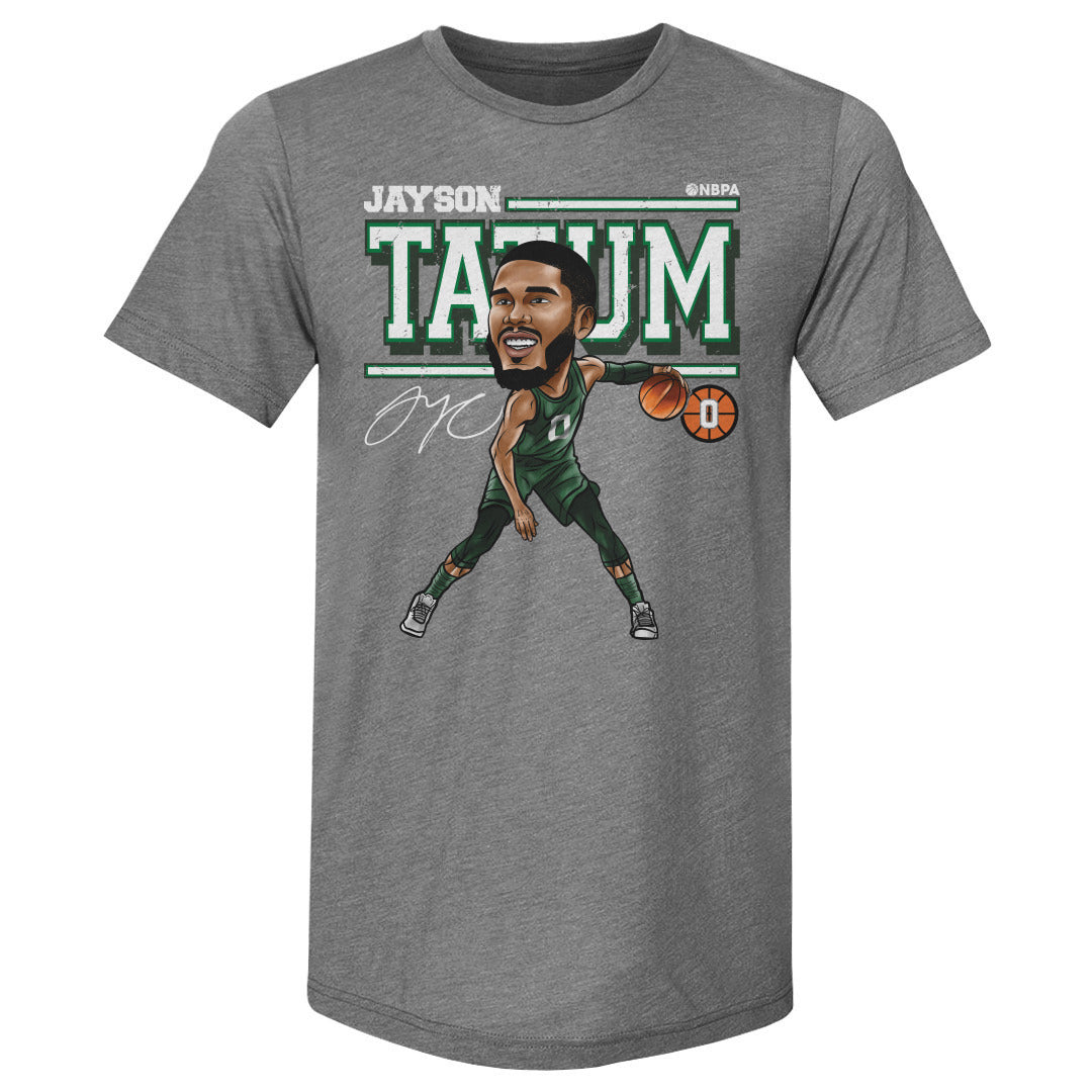 Jayson Tatum Cartoon WHT