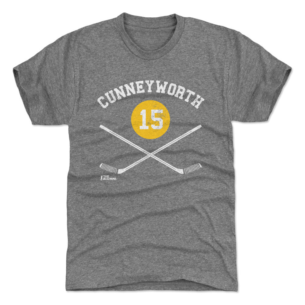 Randy Cunneyworth Pittsburgh 15 Sticks WHT