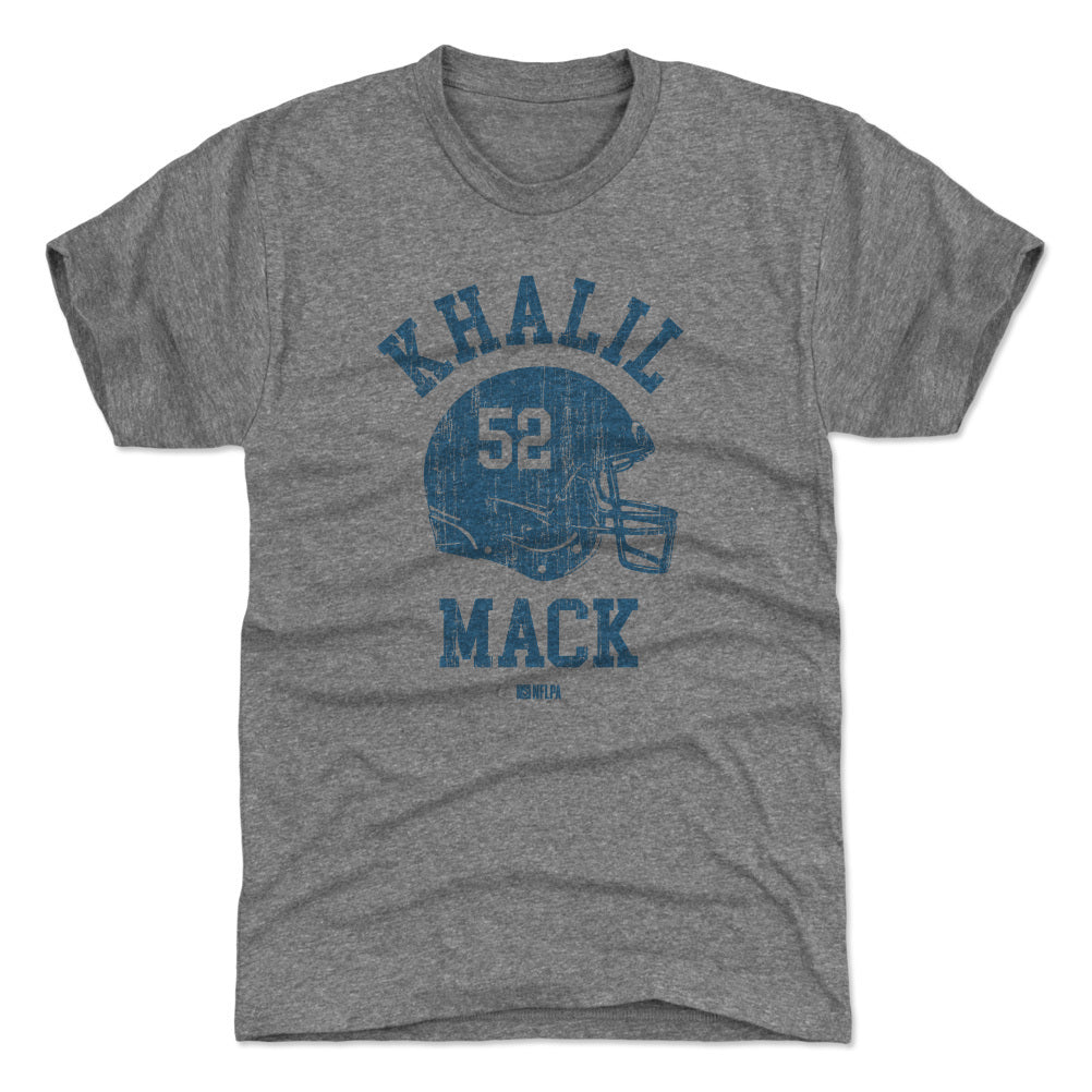 Khalil Mack Los Angeles C Helmet Font