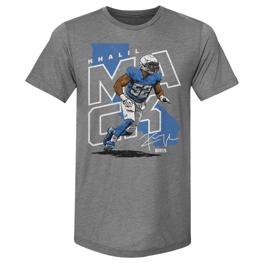 Khalil Mack Los Angeles C Player Map WHT