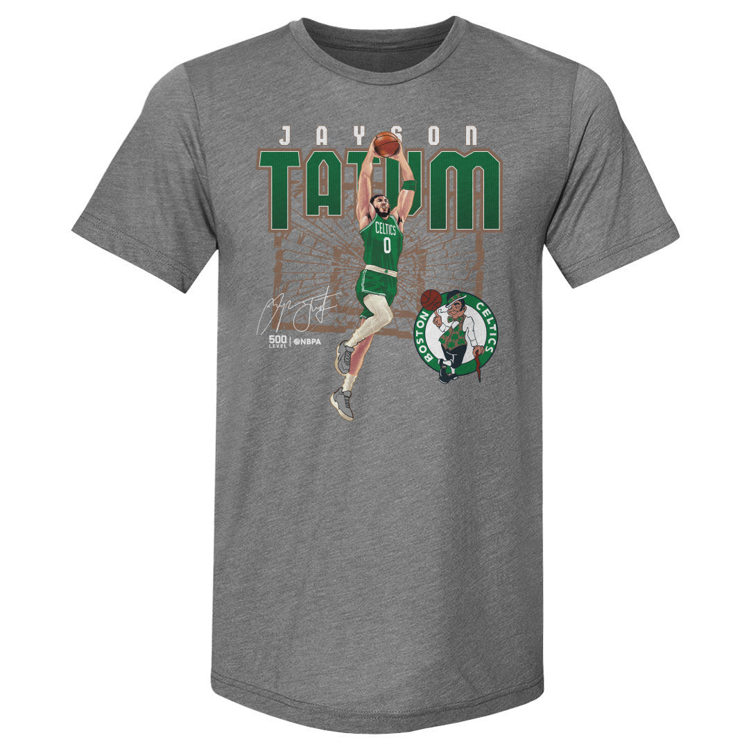 Jayson Tatum Boston Celtics Shattered WHT