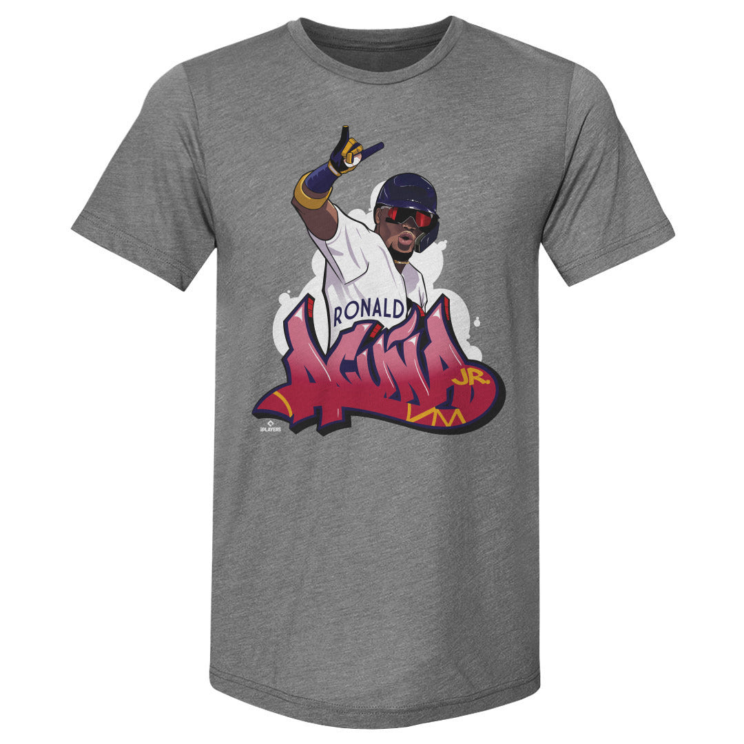 Ronald Acuna Jr. Atlanta Graffiti WHT