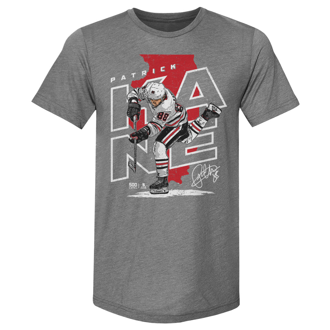 Patrick Kane Chicago Player Map WHT