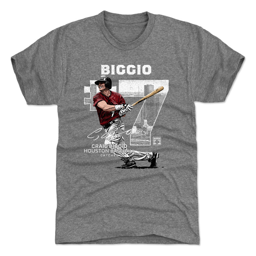 Craig Biggio Throwback Number WHT