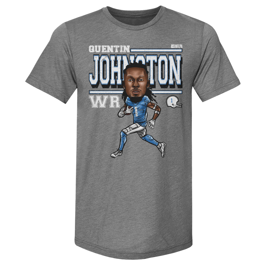 Quentin Johnston Los Angeles C Cartoon WHT