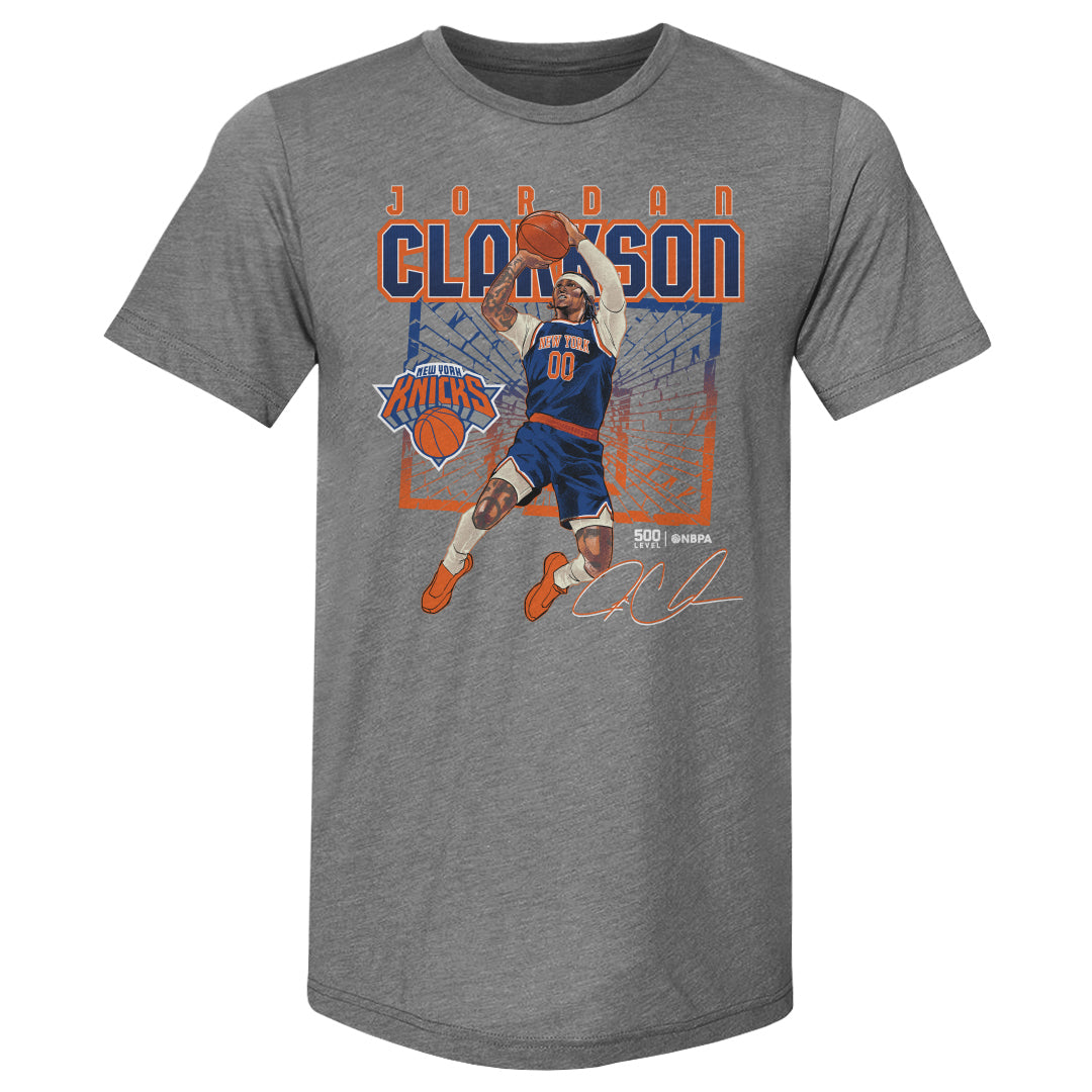 Jordan Clarkson New York Knicks Shattered WHT