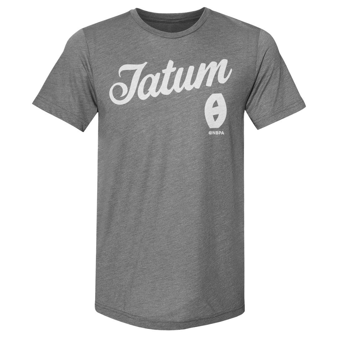 Jayson Tatum Boston Script WHT