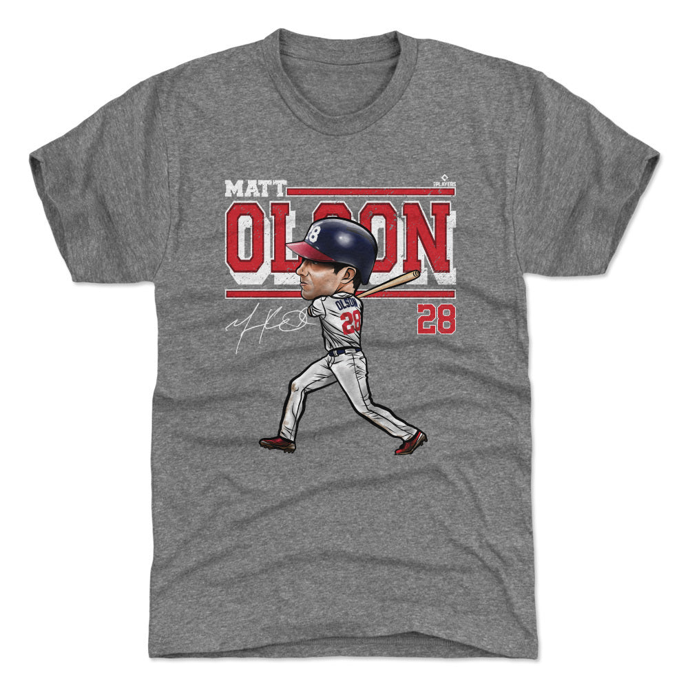 Matt Olson Atlanta Cartoon WHT