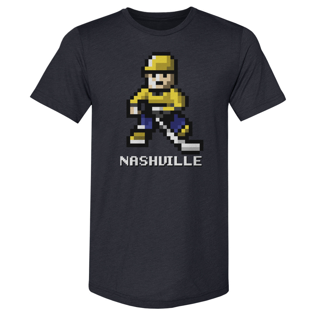 Nashville Hockey 8-bit WHT